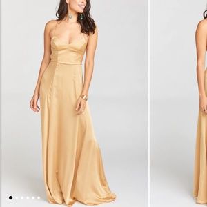 Show Me Your MuMu - True Gold Bridesmaid Dress